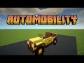 Обзор мода Automobility для майнкрафт 1.20.1