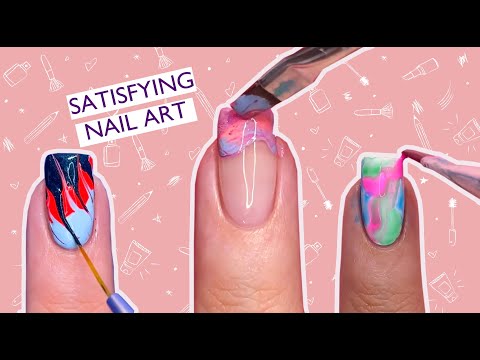 Super Easy And Satisfying Nail Art Tutorials | Four Nine Looks - YouTube