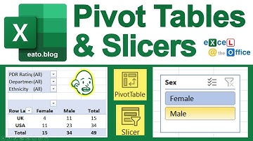 Quick and Easy PIVOT TABLES and SLICERS in Excel