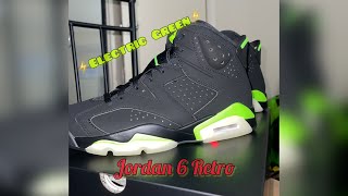 Unboxing Air Jordan 6 Retro Electric Green ⚡️