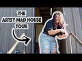 The artsy mad house tour showing you around my art studio