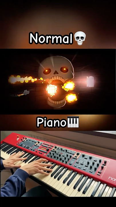 Skeletal Shenanigans: NORMAL vs PIANO 💀 | Geometry Dash 2.2 #shorts