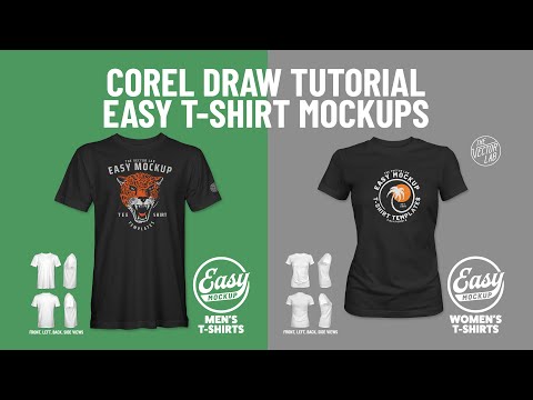 Download T Shirt Mockup Coreldraw PSD Mockup Templates