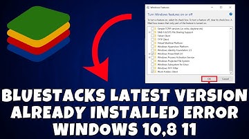 How To Fix BlueStacks Latest Version Already Installed Error Windows 10,8  11 ✅