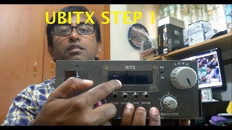Ubitx Construction Step 1