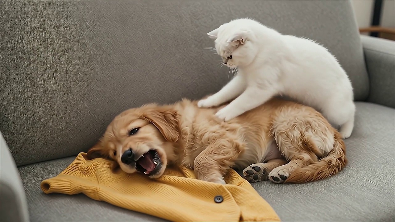 Separation Anxiety Cure: How a Tiny Kitten Saved This Puppy🐕