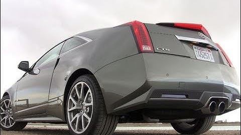 First Drive: 2011 Cadillac CTS-V Coupe will rip your face off