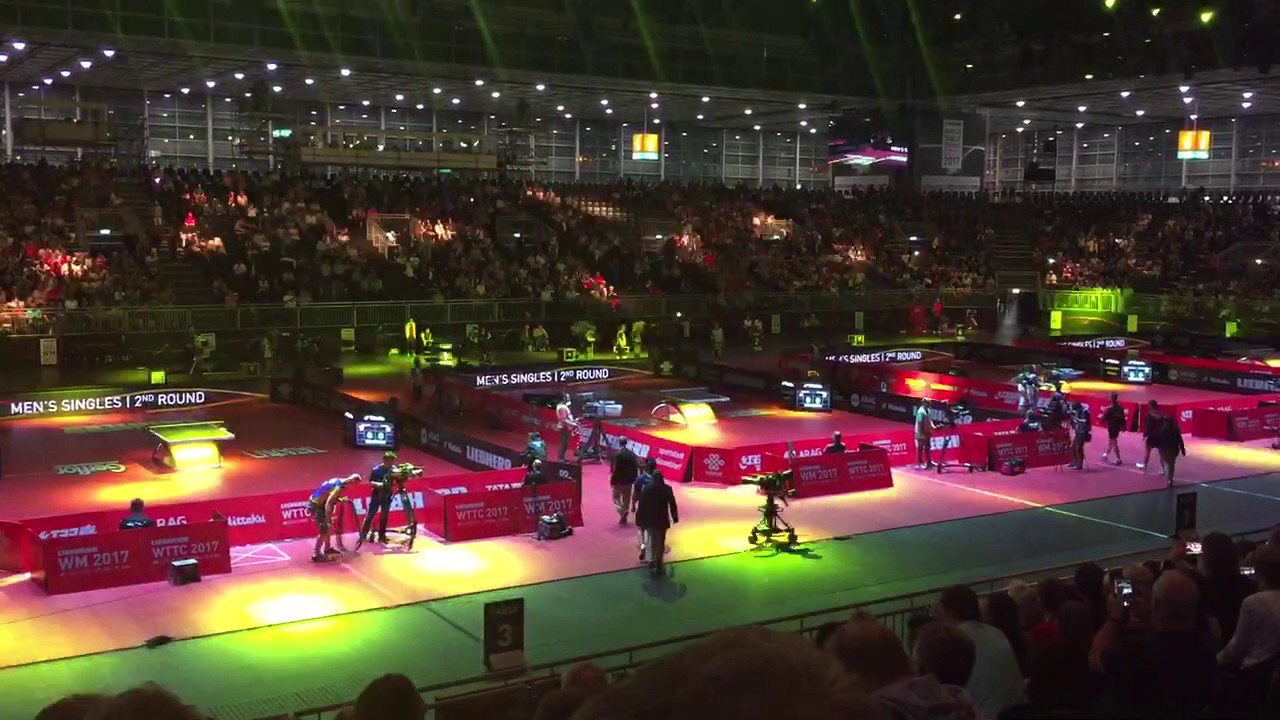World championship of table tennis in Dusseldorf, Germany 2017 Introduction YouTube