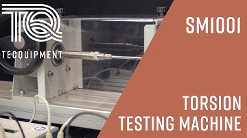 Torsion Testing Machine SM1001 - Materials Testing - TecQuipment