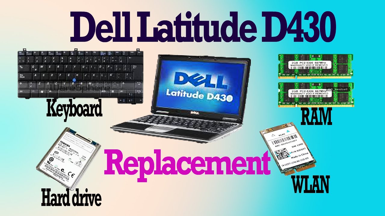 Dell Latitude D430 Review Specs Dell Latitude D430 Disassembly Keyboard Ram Hard Drive Wlan Youtube