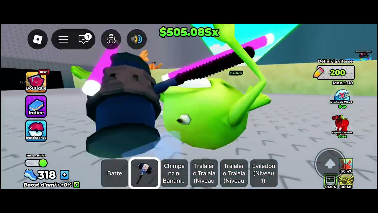 Saint Valentin sur vole un tsunami lucky block 🌊