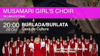 29 de octubre BURLADA/BURLATA XXVII Ciclo Coral Internacional de Navarra 2022