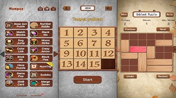Numpuz (by DoPuz Games) - free offline collection of puzzle games for Android - gameplay.