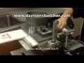 Patty o matic  protege  hamburger machine  davisons butcher supply  8882659245