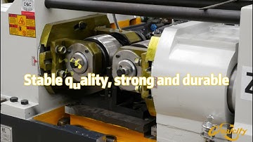 high speed process  two shaft steel rod thread rolling machine