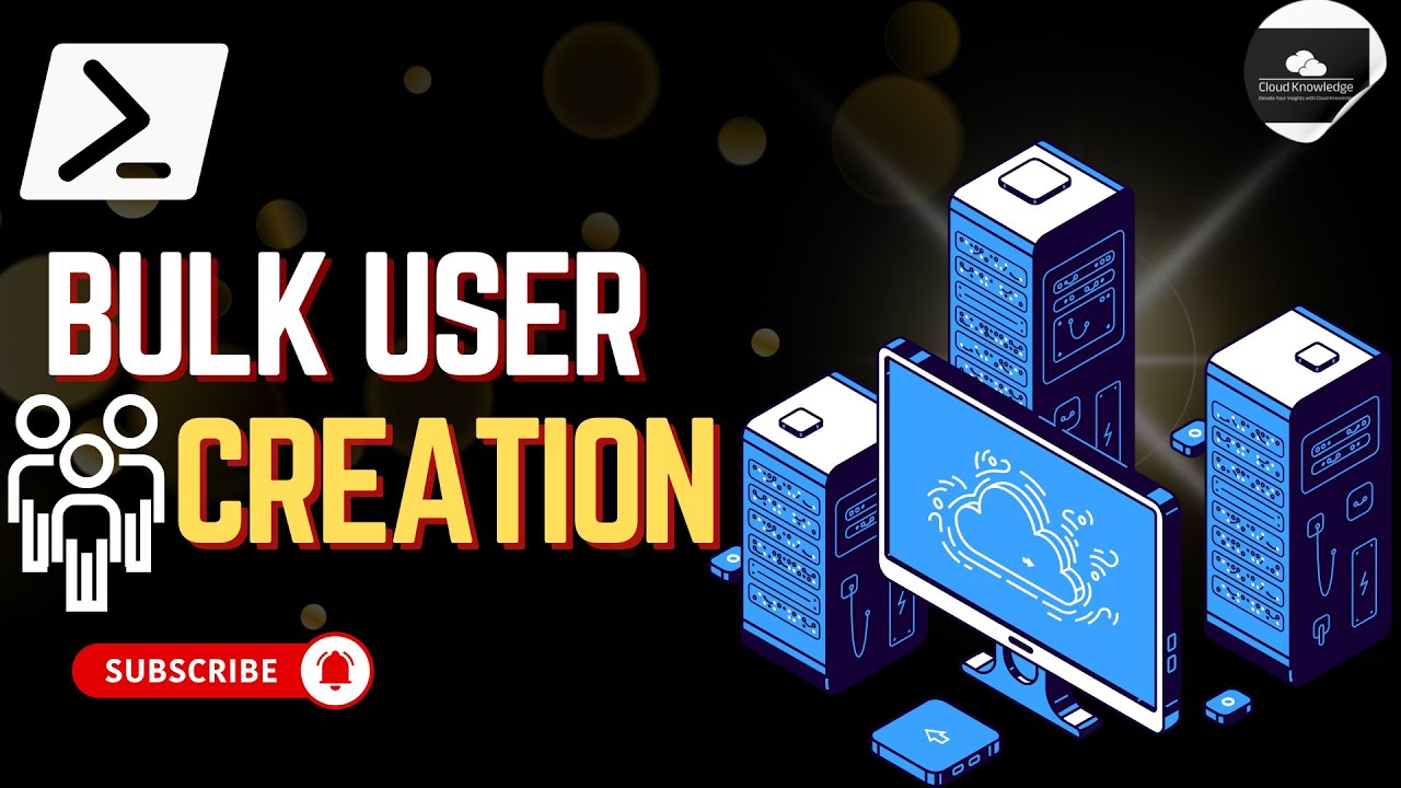 How to Create Bulk Users in Active Directory Lab | Step by Step Guide # ...
