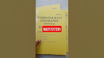 Geography optional notes | Vajiram and Ravi Notes | Shabbir sir Notes | UPSC Geography Optional |