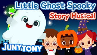 Little Ghost, Spooky | Halloween Story for Kids | Story Musical | JunyTony