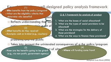 Part 1: Gilbert & Terrell, Policy Analysis Framework, Chapter 3