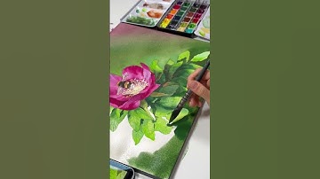 New tutorial on my Patreon, link in comments #watercolor #reels #art