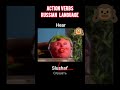 Russian language | Action verbs