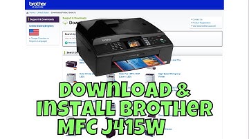 How To Download & Install Brother MFC J415W Printer Driver in Windows 10/11