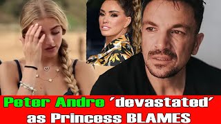 Peter Andre 'devastated' as Princess Katie Price blames her for rift