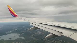 Southwest Airlines 737-700 Landing in Nashville (BNA)