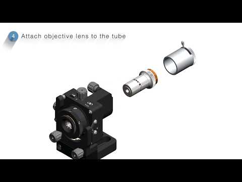 Installing Objective Lens and Pinhole into 910A Spatial Filter