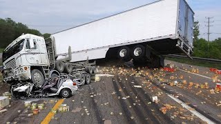 Extreme Dangerous Idiots Dump Trucks Driving Skills - Fastest Truck Heavy Equipment Working Fails