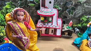 Puja Ki Khanai Part 1 Barbie Doll All Day Routine In Indian Village Barbie Video Doll Kahani