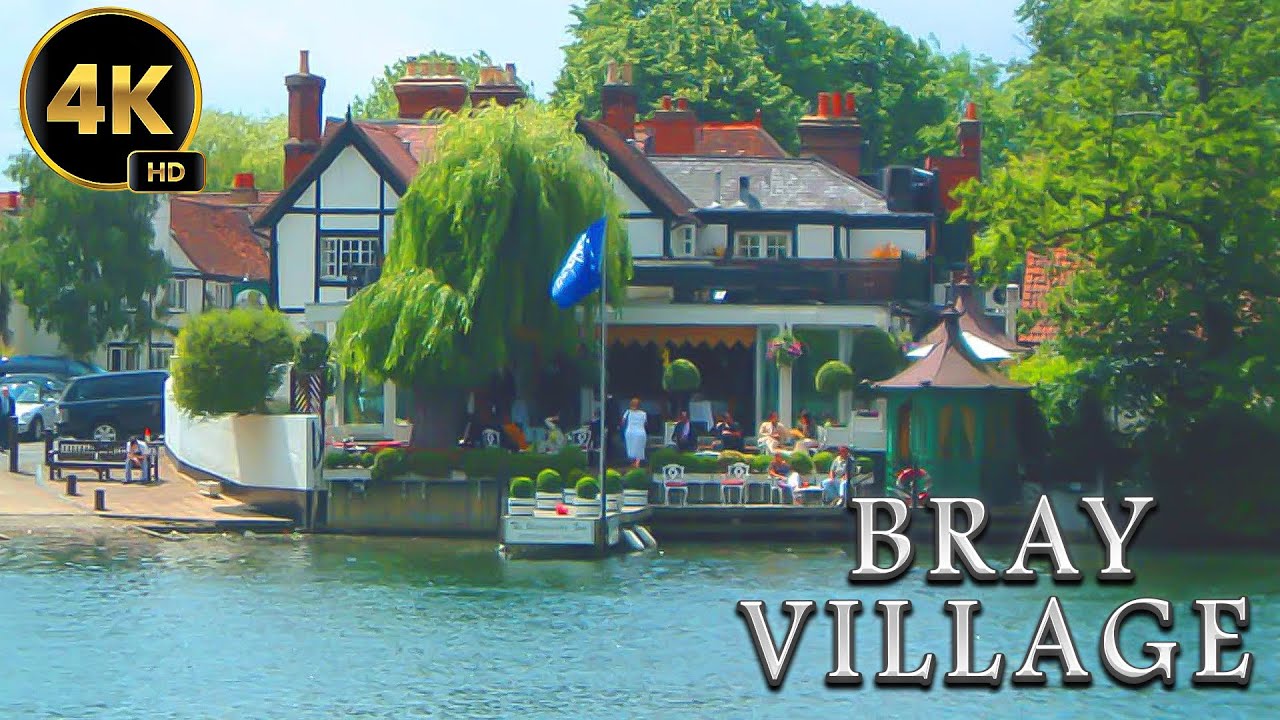 📍Bray Village 🇬🇧A Beautiful Day in Bray Village | England