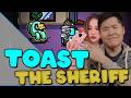 Toast is stabbing people as Sheriff   Burning DOWN ft  Sykkuno, Tinakitten, Corpse,Valkyrae, Janet