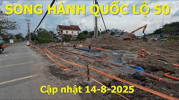Đường Song Hành Quốc Lộ 50: cập nhật nút giao Trịnh Quang Nghị 14-8-2025 #quoclo50 #songhanhquoclo50