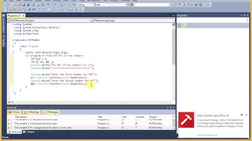 Finding  Highest Common Factors in C#.net
