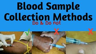 Venous Blood collection techniques by syringe || Do and do not during blood sample collection || screenshot 4