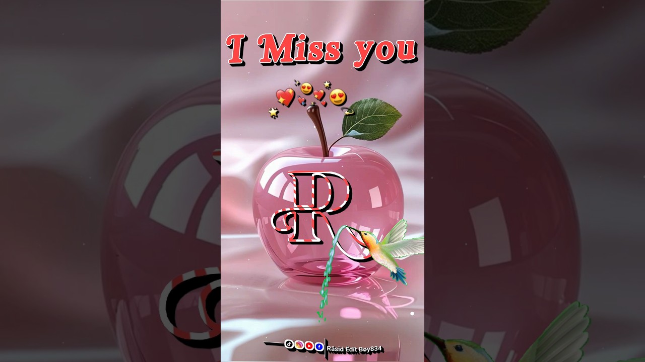 R🥰 name letter whatsapp status video