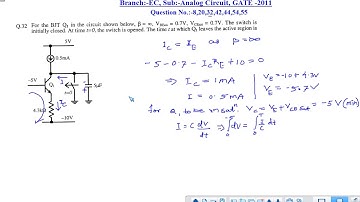 EC Analog Circuit all questions and answers GATE 2011