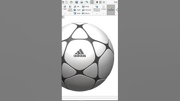 Football in Solidworks. Watch the full video tutorial on my YouTube channel. #solidworks #design