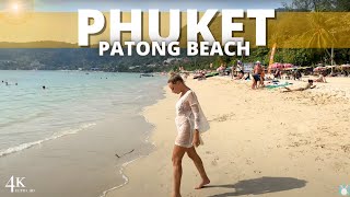 【4K🇹🇭】Phuket 2024 Patong Beach Amazing walking tour