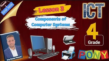 ICT grade4 Theme 1 Lesson 3 components of computer system