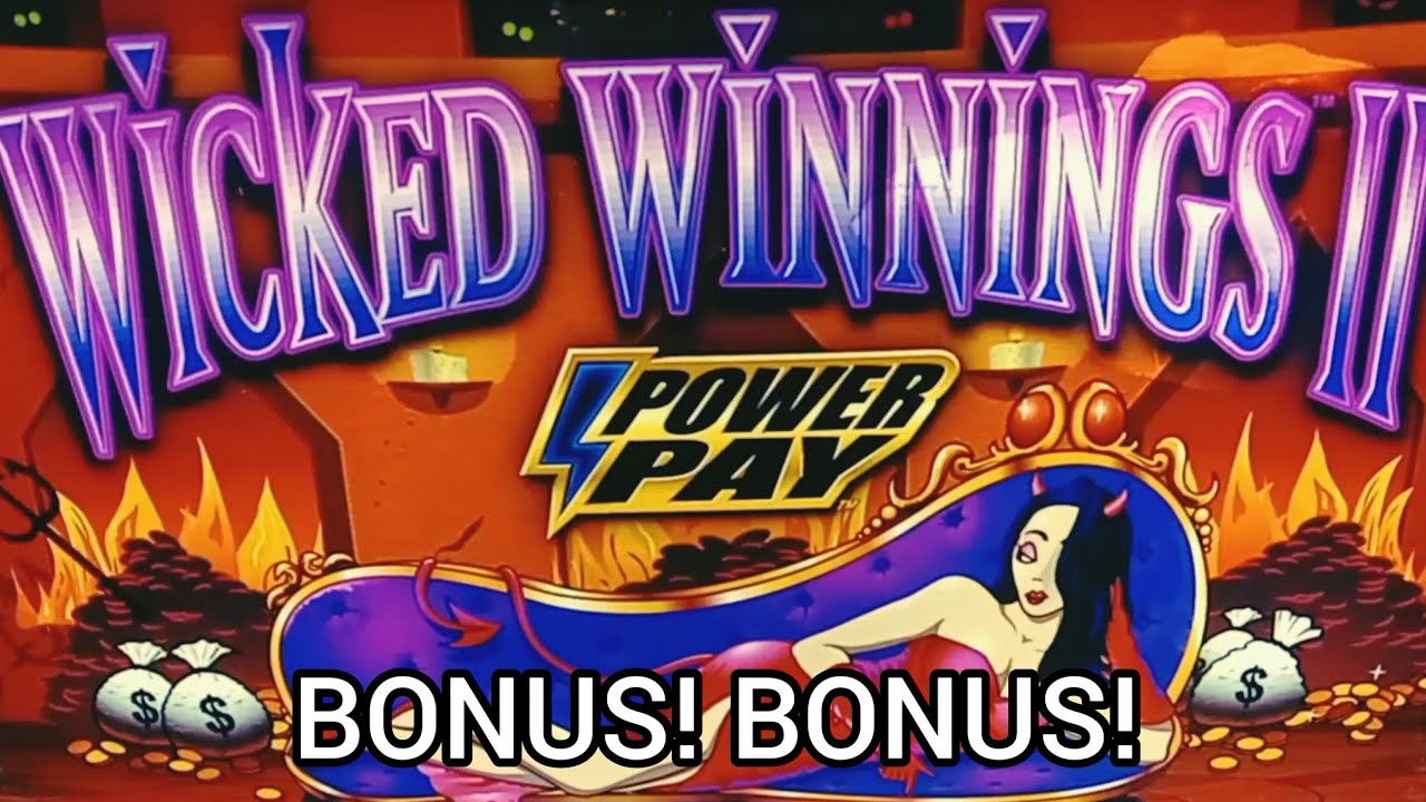 Vintage SLOTS WICKED WINNINGS BONUS 😎 YouTube
