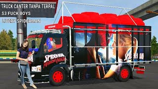 REVIEW BUSSID TRUCK CANTER FULL ANIM LINK MEDOADIRE BUSSID TRUCK CANTER FUCK BOYS LIVERY SPIDERMAN