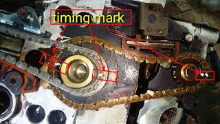 NISSAN ALTIMA 2.5S TIMING  MARK TIMING CHAIN