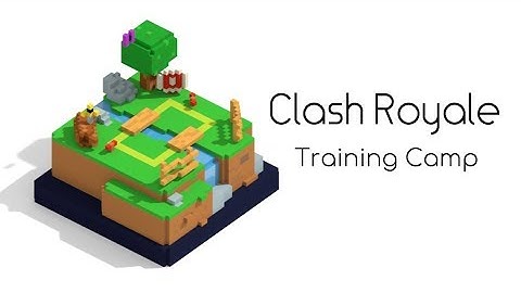 Clash Royale Voxel Art - Training Camp