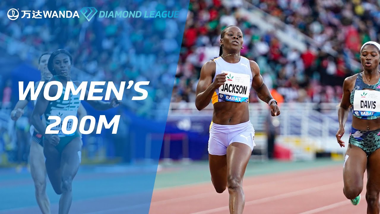 Ready go to ... https://youtu.be/Q7ay5iJjC9A [ Shericka Jackson breaks Rabat meeting record with sub-22 performance - Wanda Diamond League]