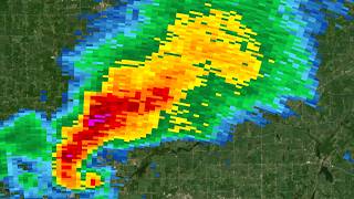 2026 Union City, Michigan Supercell Radar Loop