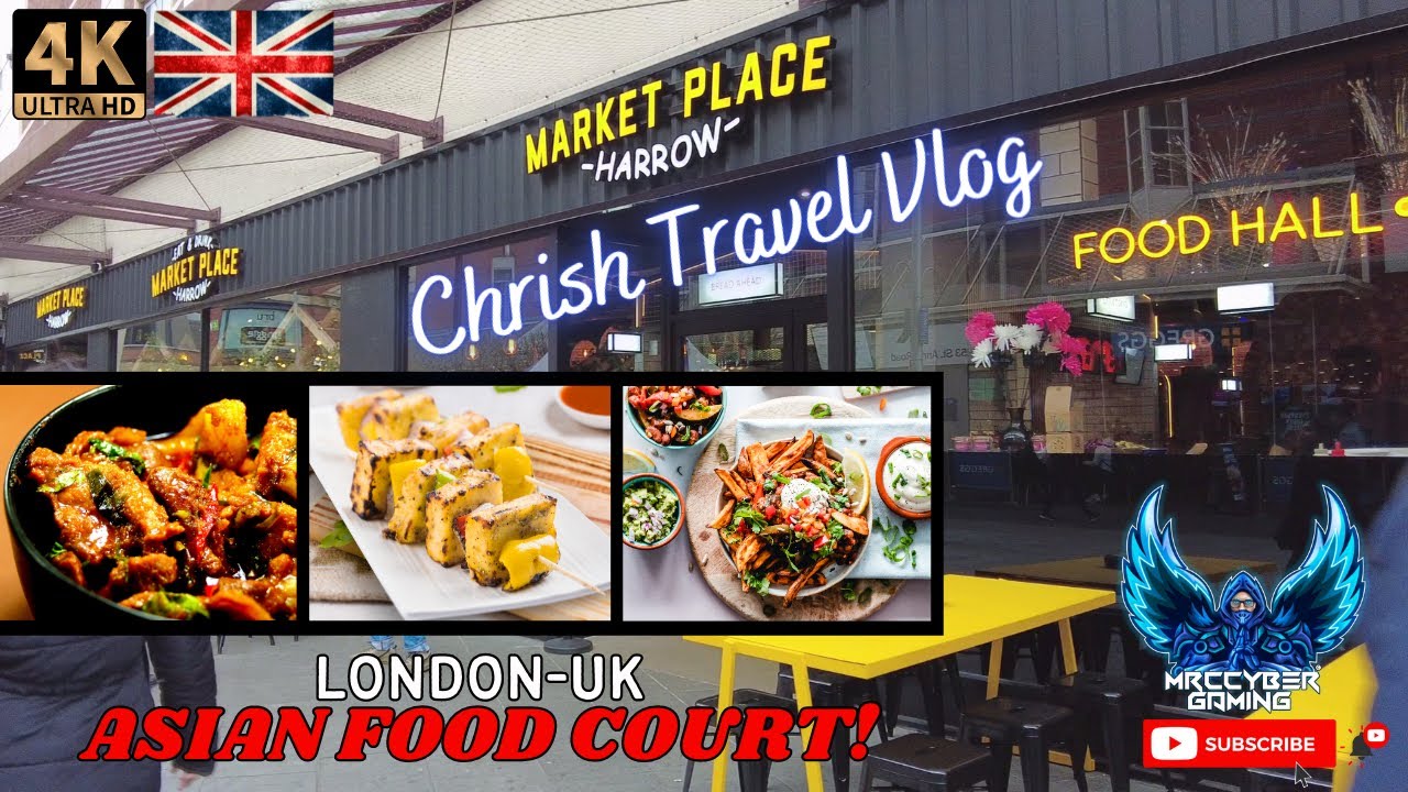 Exploring London Market Place Harrow Asian Food Court foodvlog 