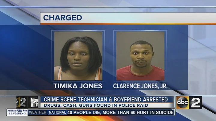 Crime scene tech busted in drug raid