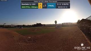 2023 PVLL Allstars vs. Eastlake LL 12U (2023.07.05)